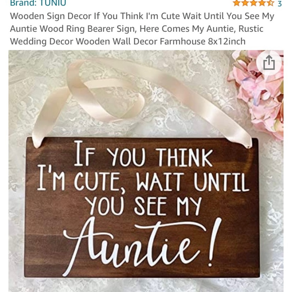Wedding Sign, Ring Bearer, Flower Girl